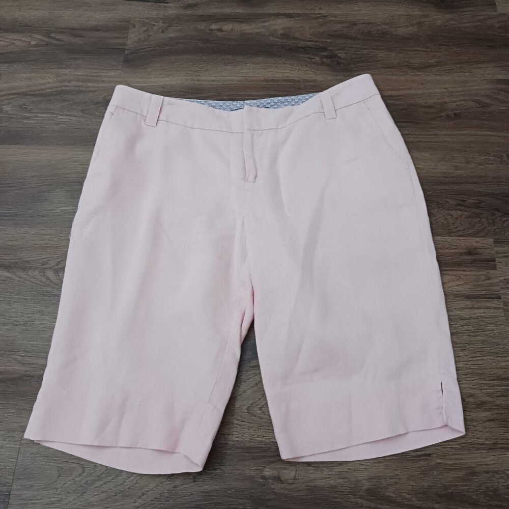 Vineyard Vines Pink Bermuda Shorts Tailored Cotton Blend